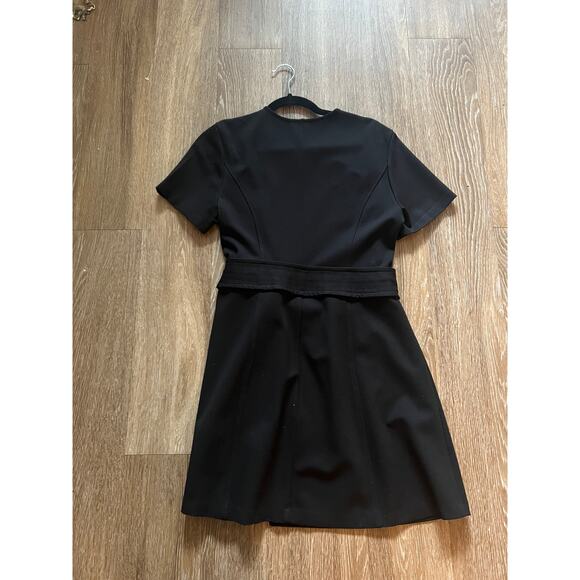 Joie Goldwin Short-Sleeve Belted Waist Cinch Wrap Dress Large - Picture 4 of 7